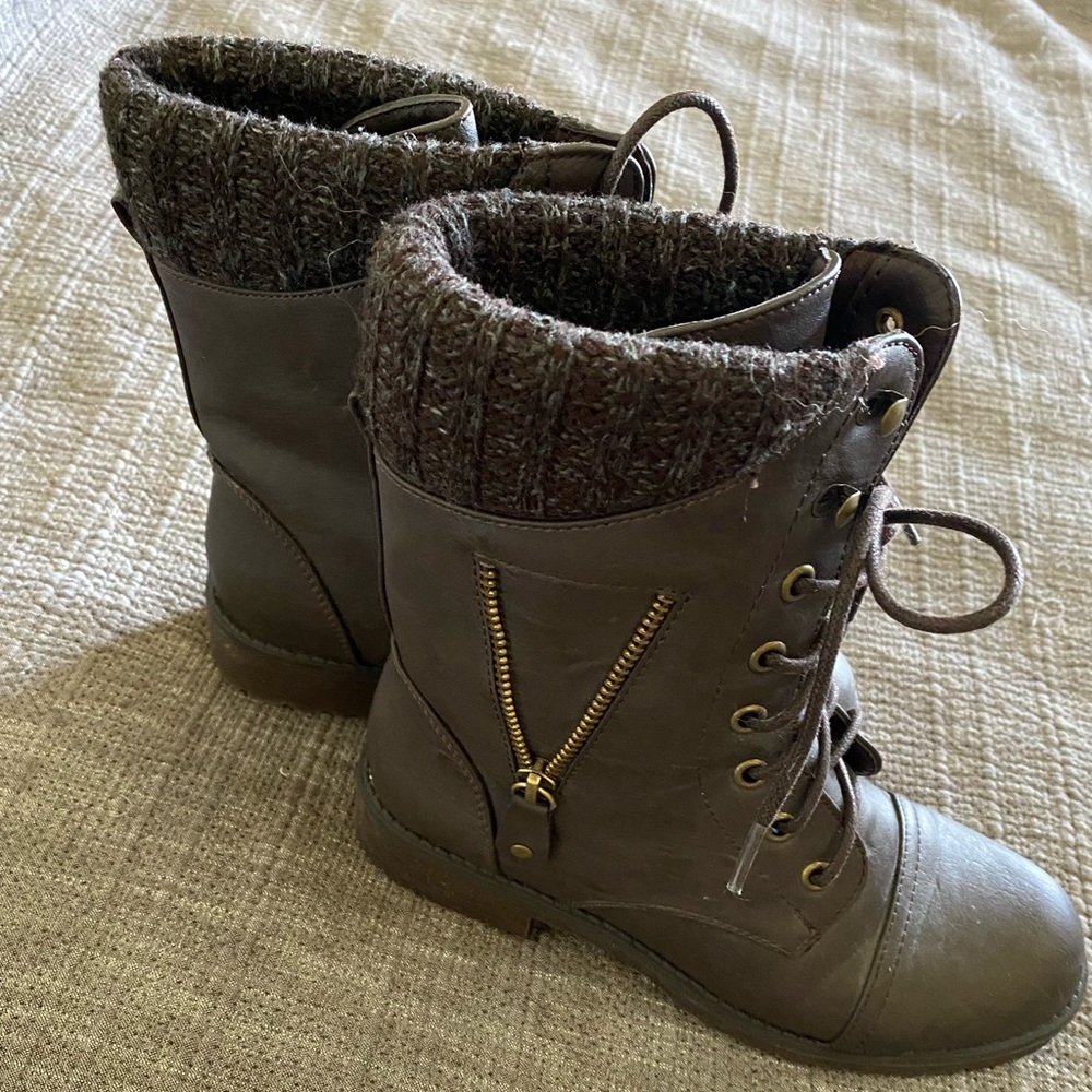 Brown boots